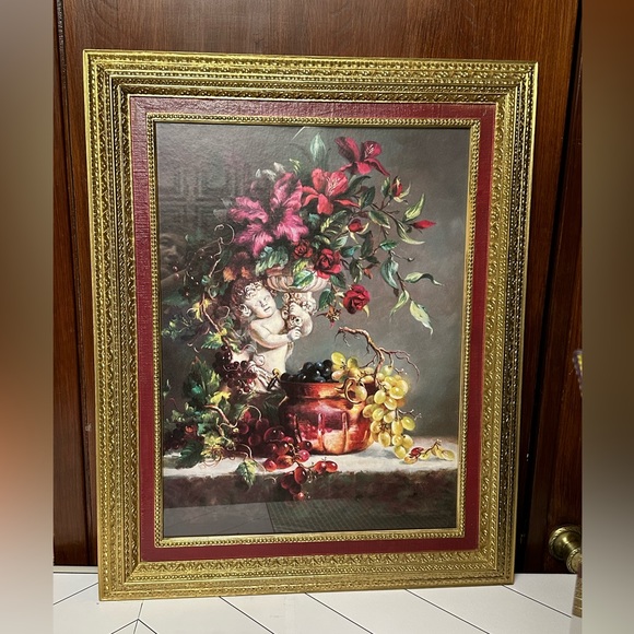 Unique vintage Gold ornate Regency 